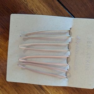 Jen Atkins hair clips rose gold